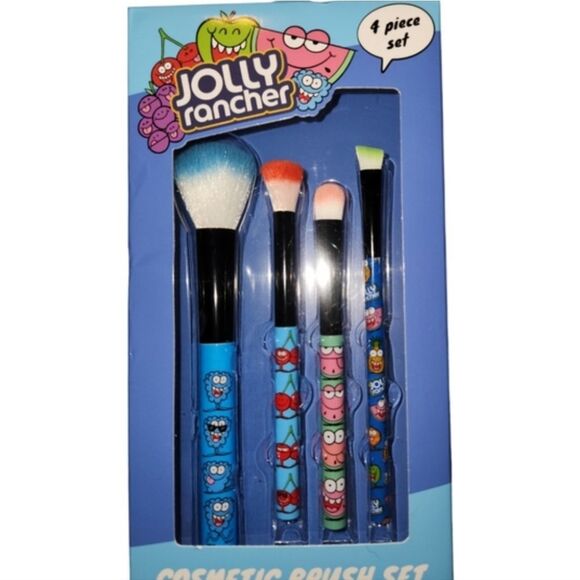 Taste Beauty Jolly Rancher 4-Piece Cosmetic Brush Set - Picture 3 of 3